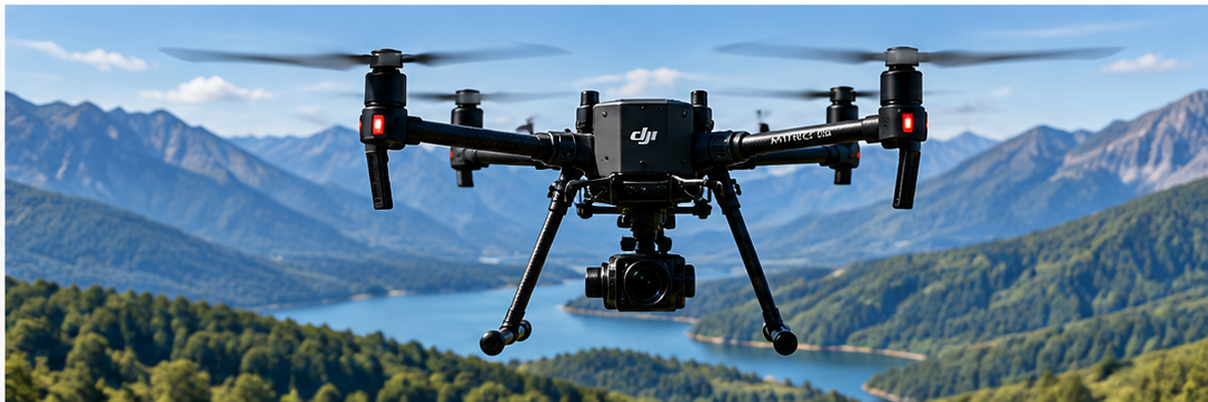 Matrice 210 drone inspection illustration